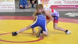 Wrestling  Ringen BM Chemnitz 2024 GR Jugend C 38 kg Schreiner  Aurich [upl. by Yllet]