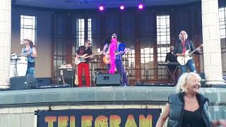 telegram sam trex tribute band at Eastbourne bandstand [upl. by Ahsirat410]