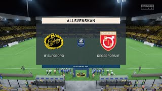 IF Elfsborg vs Degerfors IF 14102022 Allsvenskan FIFA 23 [upl. by Yattirb]