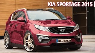 Kia Sportage 2015 Virtual Car Tuning  Adobe Photoshop Cs6 [upl. by Yenolem]