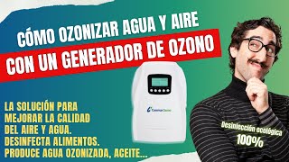 💦 Cómo hacer agua ozonizada  Cómo ozonizar agua y aire con un ozonizador o generador de ozono [upl. by Nosirrag]