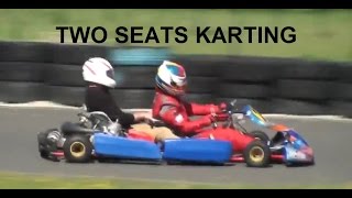 Kart Birel KZ 125 biplaceKart tandem Birel KZ125 [upl. by Ehcadroj]