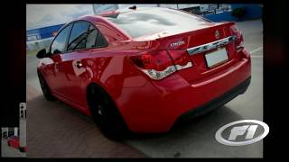 Holden Cruze custom rims 20quot inch KMC Rock Star 775 Black Wheels [upl. by Edgard]