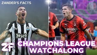 CHAMPIONS LEAGUE Matchday 6 LIVE WATCHALONG  MilanNewcastle DortmundPSG amp more [upl. by Araldo856]