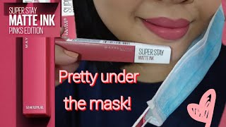 Stay pretty even under the mask New Maybelline Superstay Matte Ink Pink Edition in Ringleader 175 [upl. by Neyr]