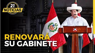 Estalló la crisis Pedro Castillo renovará su gabinete ministerial [upl. by Cesare]