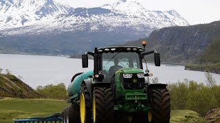 JOHN DEERE SPRING WORK 2019 2019 6155R  Command Pro  Mavic 2 Zoom [upl. by Charry]