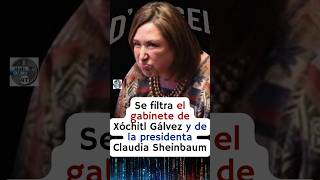 El gabinete de Xóchitl Gálvez supera al de la Presidenta Claudia Sheinbaum 😱🤣 [upl. by Nosnehpets855]