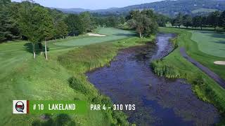 The Quechee Club Lakeland Course Flyover Tour [upl. by Rebba]