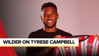 Chris Wilder on Tyrese Campbell swoop [upl. by Graniela]