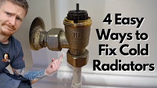 How to Fix a Cold Radiator 4 Easy Ways  DIY Plumbing [upl. by Aremus]