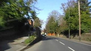 Driving Along The A449 From Ledbury Herefordshire To Great Malvern Worcestershire England [upl. by Alleber]