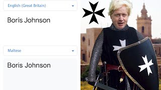 Boris Johnson in different languages meme  Part 4 [upl. by Ahsilav]