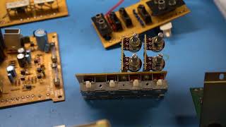 Yamaha B2 vfet amplifier restoration Part 3  Selector assembly [upl. by Hux]