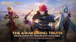 The Awakening Truth  Julian Animated Trailer  Forsaken Light  Mobile Legends Bang Bang [upl. by Erdeid]