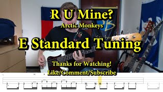 R U Mine  Arctic Monkeys Bass Cover with Tabs [upl. by Sidoeht688]