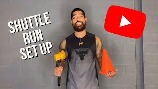 How to Set Up Shuttle Run  PREP  20M Leger [upl. by Nidnarb]