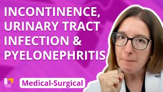 Incontinence Urinary Tract Infection amp Pyelonephritis  MedicalSurgical  Renal  LevelUpRN [upl. by Eisac88]