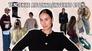 TENDENZE MODA AUTUNNOINVERNO 2024  ARMADIO CAPSULA [upl. by Ikcaj17]