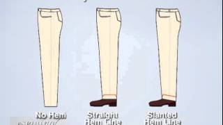 9 of 20 Pants Shortening and Hemming  Straigth and Slanted Hem Lines [upl. by Isnan960]