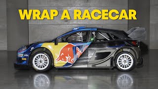 How to Wrap a Rally Car 🎨 [upl. by Lusa]