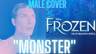 Monster MALE Cover Frozen Broadway Multipart Elsa Hans Disney Songs amp Broadway Series [upl. by Nosirb927]