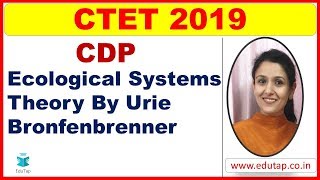 Ecological Systems Theory by Urie Bronfenbrenner  CDP  CTET  2019 [upl. by Aneerhs]