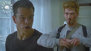 Jason Bourne Brutally Beats Bad Guy With Pen  The Bourne Identity [upl. by Arbba19]