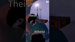 Theist vs Atheist debate shortvideo [upl. by Telfer]