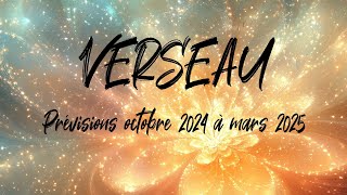 ♒ VERSEAU ♒  Prévisions octobre novembre décembre 2024 janvier février et mars 2025 [upl. by Hasheem]