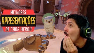 AS MELHORES APRESENTAÇÕES DESTAQUE DE CADA HERÓI Parte 1  Rasante 316  Overwatch Brasil [upl. by Clement]