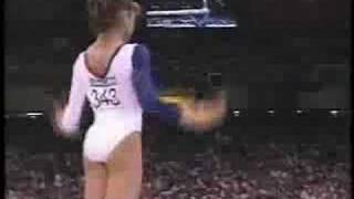 Dominique Moceanu  1996 Olympics Team Optionals  Floor Exercise [upl. by Faustina]