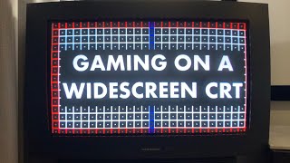 Gaming on a Widescreen CRT  169 240p hacks and downscaling for a Sony BVM alternative [upl. by Uot]