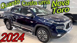 NOVA FIAT TORO 2024  Veja o PREÇO de uma TORO RANCH 0 KM [upl. by Symon213]