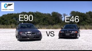 E46 BMW 330i vs E90 BMW 330i Test Drive and Review Part 1 [upl. by Ashli]