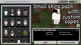 20 Small skins pack with custom capes [upl. by Naes412]