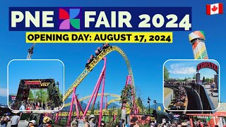 241🇨🇦 PNE Fair 2024  Opening day 8172024  Rides and attractions [upl. by Valoniah]