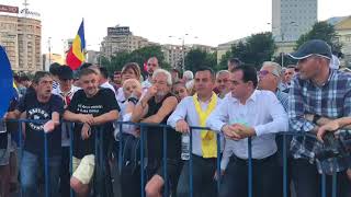 Ludovic Orban la protestele din Piata Victoriei 11 august 2018 [upl. by Ogires]