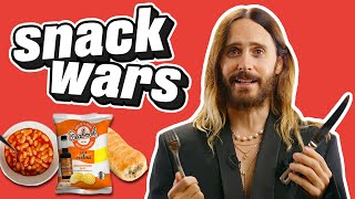 Jared Leto Is Obsessed With British Food  Snack Wars [upl. by Noll]