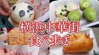 【横浜中華街】おすすめ食べ歩き！美味しいものだけ食べる！ [upl. by Nagaer]