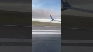 Icelandair Boeing 737 Max landing in Keflavík icelandair iceland planelanding [upl. by Leno]