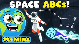 Learn ALL About Space AZ  Alphabet amp Space Songs For Kids  KLT [upl. by Ednalrym]