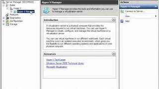 Implementando el rol de HyperV en Windows Server 2008 R2 ScreenCastwmv [upl. by Hilaria]