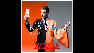 A032 Occidentalis Karma  Francesco Gabbani  Karaoke Lyrics and Guitar Chords [upl. by Sladen]