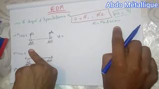 شرح بالدارجةle degré dhyperstatisme rdm partie 6 [upl. by Rimisac]