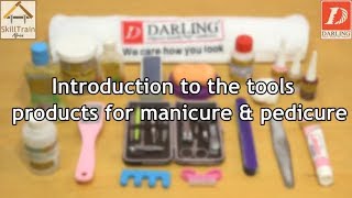 26 Tools and products used in manicure amp pedicure English [upl. by Nyleak]