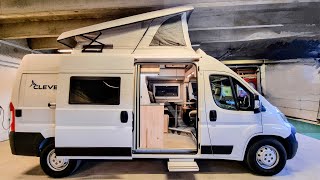 New 2024 PopUp Roof Small Luxury Campervan Sleeps 5  Clever Vans Celebration [upl. by Eirrod170]