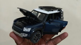 Unboxing Range Rover Defender 132 Scale Model Car Range rover defender model car [upl. by Eissolf]