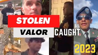 Stolen Valor Caught Out Compilation 2023 NEW [upl. by Codee]