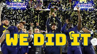 Michigan Football National Championship Season Recap  Michigan vs Everybody [upl. by Anilrahc]